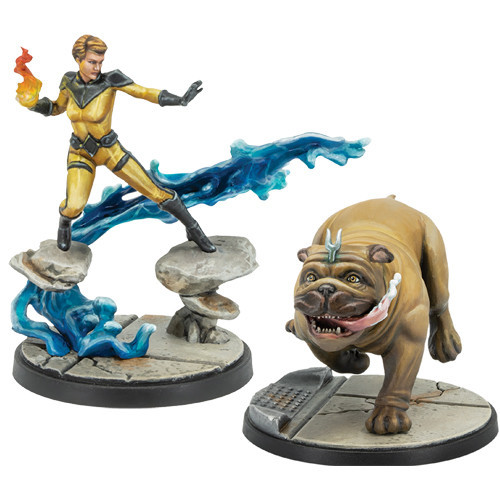 Marvel Crisis Protocol - Crystal and Lockjaw