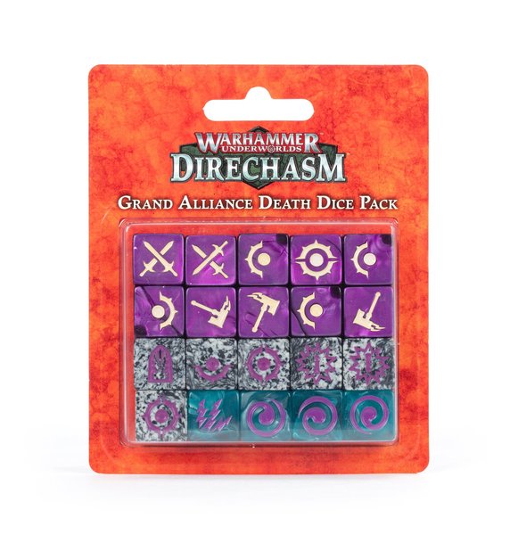 Warhammer Underworlds: Grand alliance Death Dice set