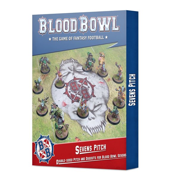 Blood Bowl: Sevens Pitch - Double-sided Pitch & Dugouts for Blood Bowl Sevens