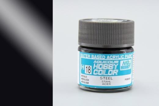 Mr Hobby Steel Metallic Acrylic 10ml