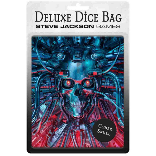 Deluxe Dice Bag - Cyber Skull