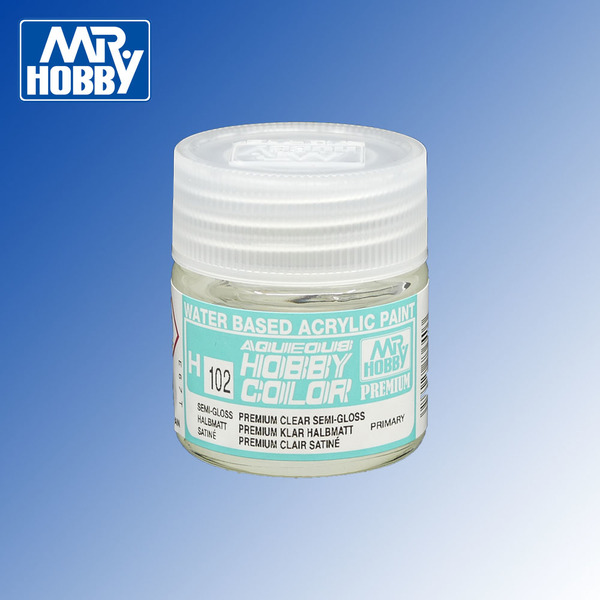 Mr Hobby Premium Clear Semi-Gloss Acrylic 10ml