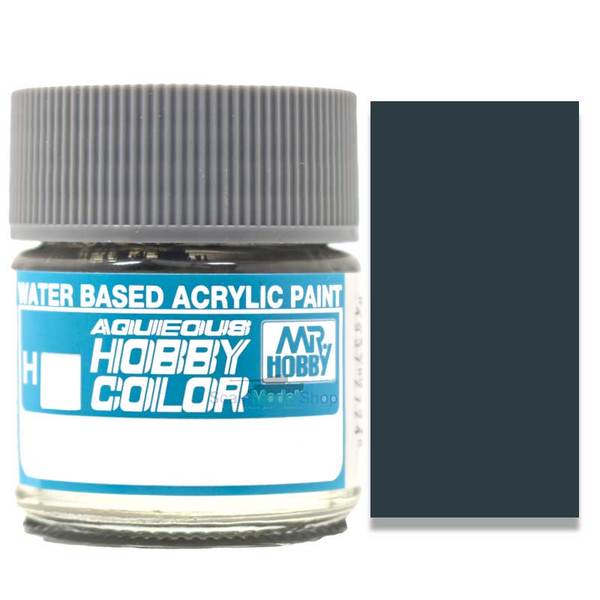 Mr Hobby Extra Dark Seagray BS381C/640 Semi-Gloss Acrylic 10ml