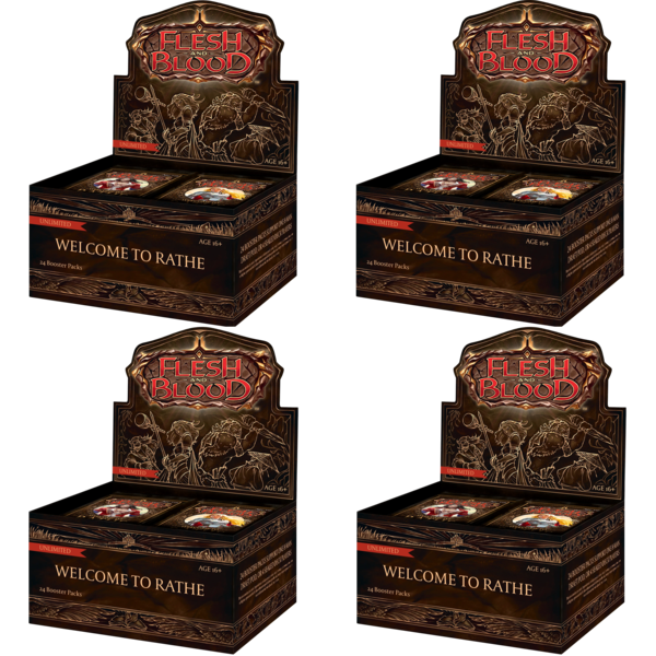 Flesh & Blood Welcome to Rathe Unlimited Booster Box Case (4x Booster Boxes)