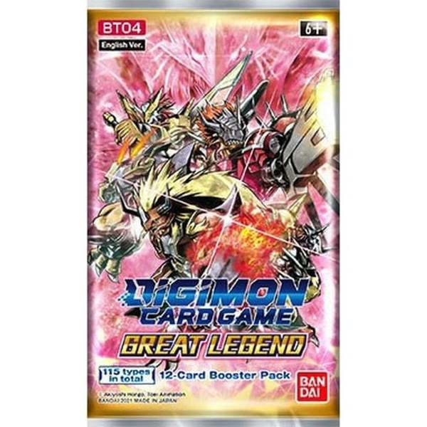 Digimon Card Game Great Legend 04 Single Booster Dice Saloon