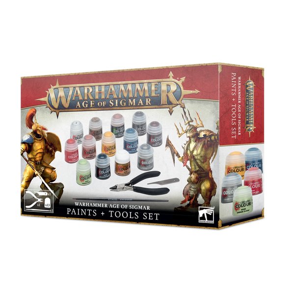 Warhammer Age of Sigmar: Paint & Tools Set