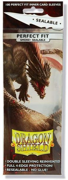 Dragon Shield Perfect Fit Sealable - Smoke