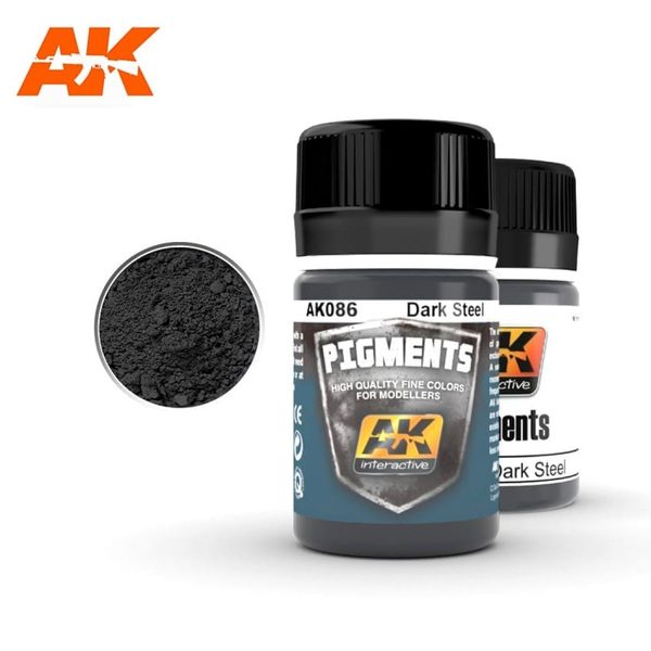 AK Interactive Dark Steel Pigments