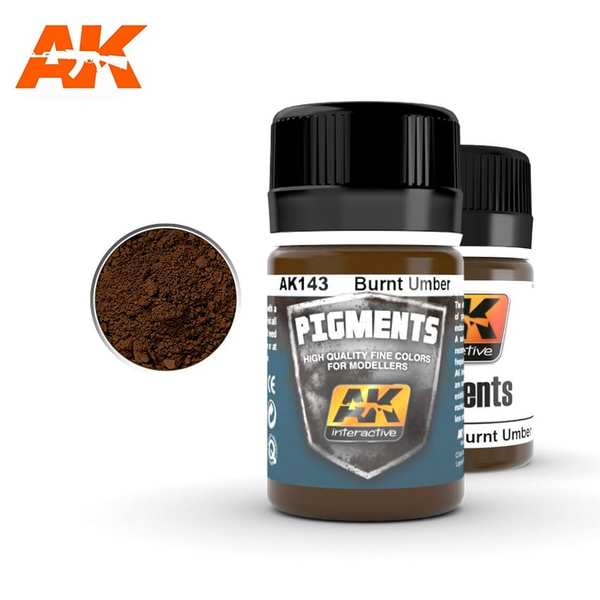 AK Interactive Burnt Umber Pigments