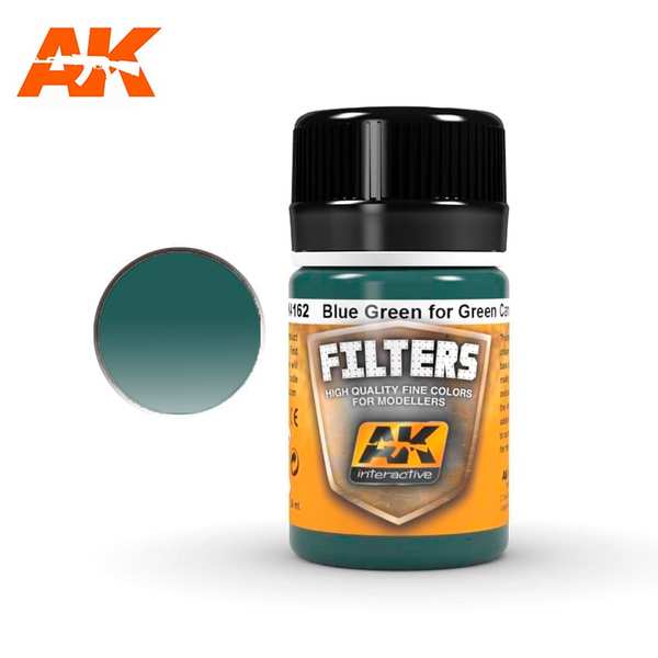 AK Interactive Blue Green for Green Camo Filter