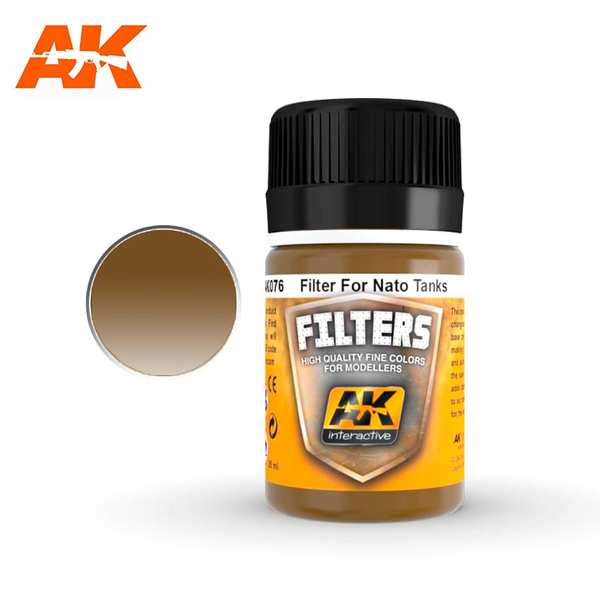 AK Interactive Dark Brown for Nato and Green Filter