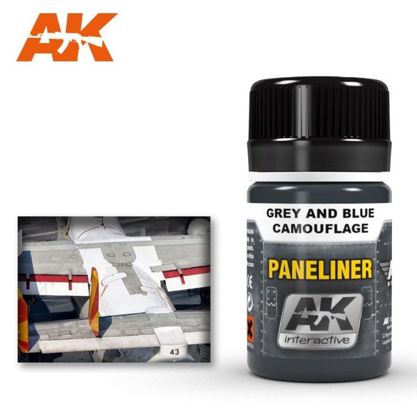 AK Interactive Paneliner for Grey and Blue