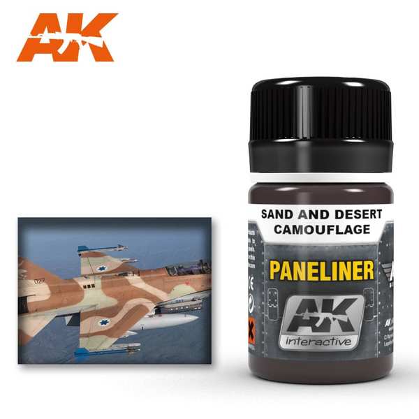 AK Interactive Paneliner for Sand and Desert