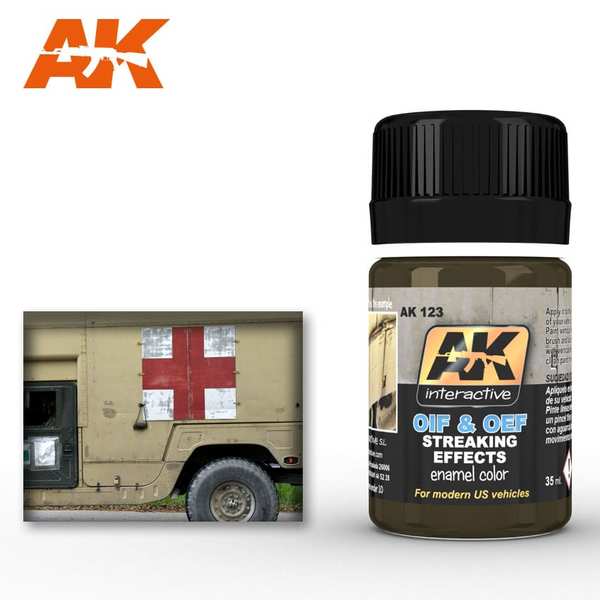 AK Interactive Oif & Oef - US Vehicles Streaking Grime