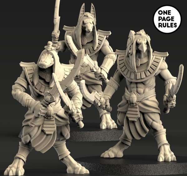 OnePageRules Guardian Sword Statues (3)