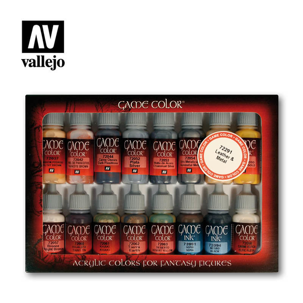 Game Color Leather & Metal Set