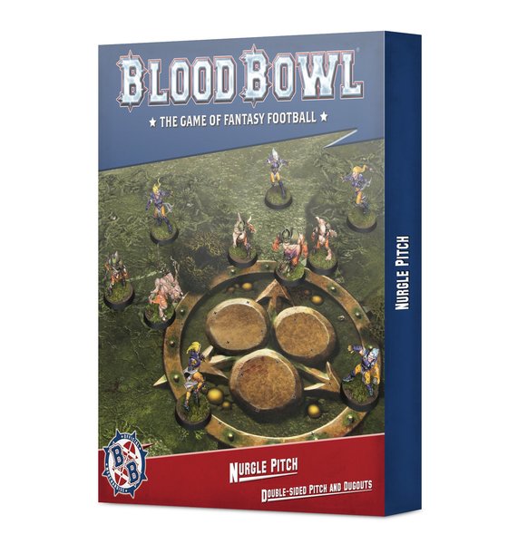Blood Bowl: Nurgle Team Pitch and Dugouts