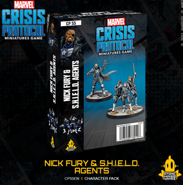 Marvel Crisis Protocol Nick fury & Shield Agents