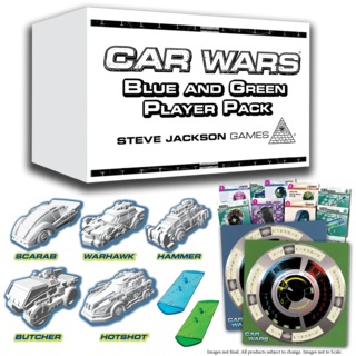 Car Wars (Sixth Edition) Two-Player Starter - Blue/Green