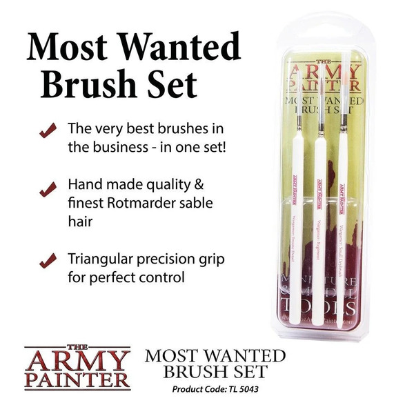 The Army Painter: Most Wanted Brush Set