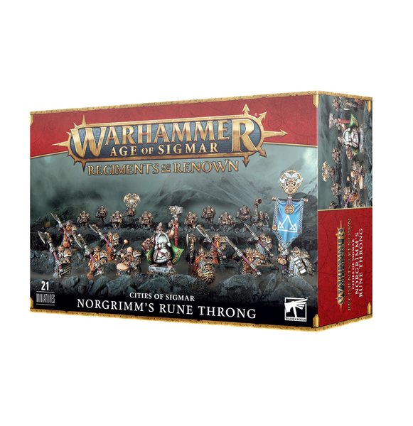 Cities of Sigmar: Regiments of Renown - Norgrimm's Rune Throng