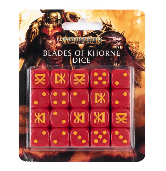 Age of Sigmar: Blades of Khorne Dice