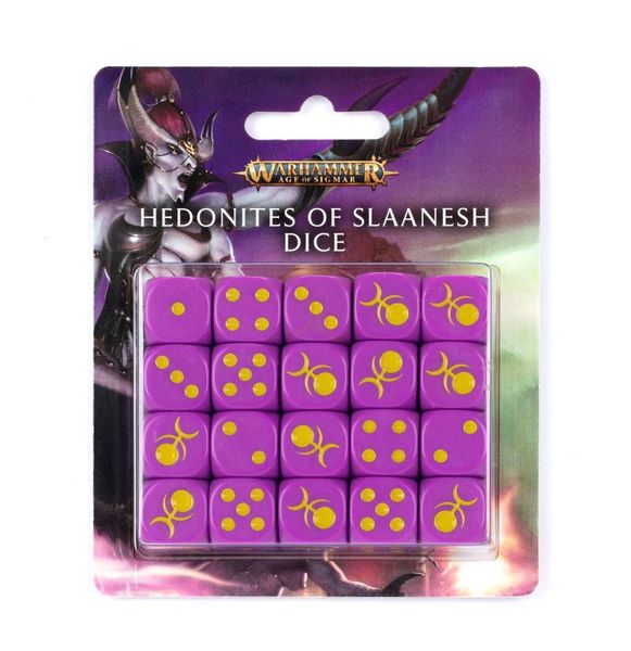 Age of Sigmar: Hedonites of Slaanesh Dice 2023