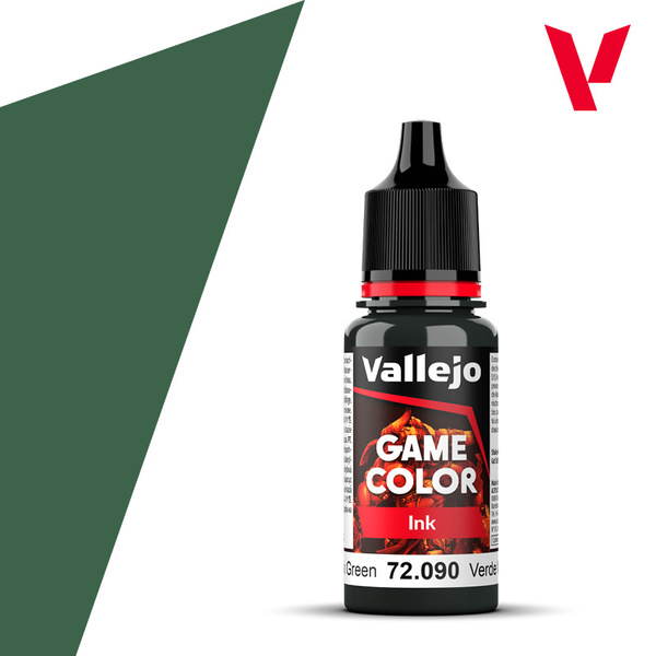 Vallejo Game Color 18ml - Game Ink - Black Green