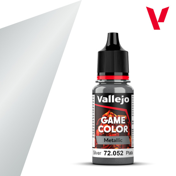 Vallejo Game Color 18ml - Silver