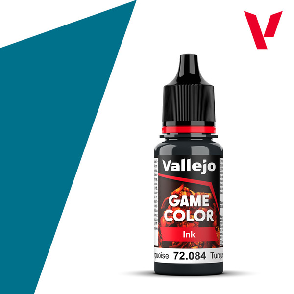 Vallejo Game Color 18ml - Game Ink - Dark Turquoise