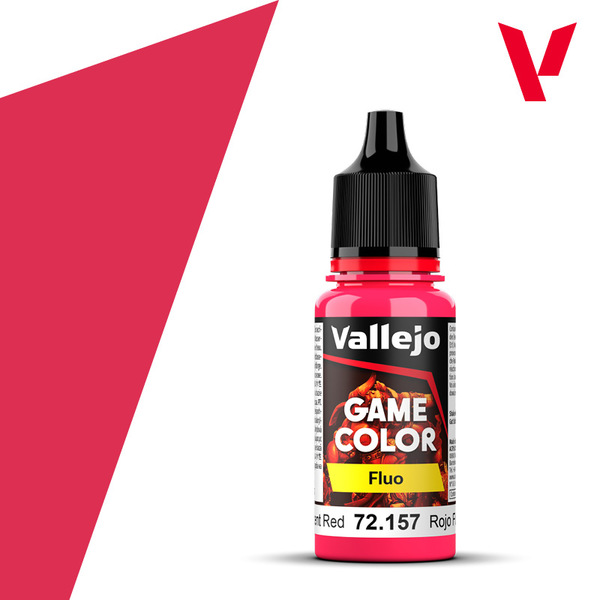 Vallejo Game Color 18ml - Fluo - Fluorescent Red