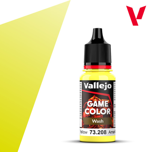Vallejo Game Color Wash 18ml - Yellow