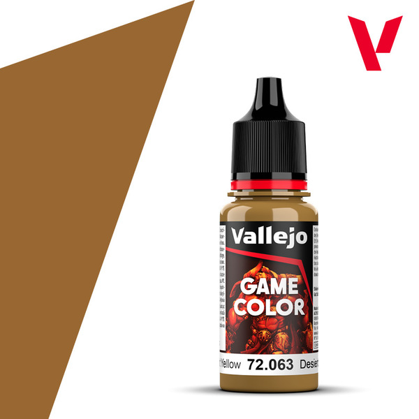 Vallejo Game Color 18ml - Desert Yellow