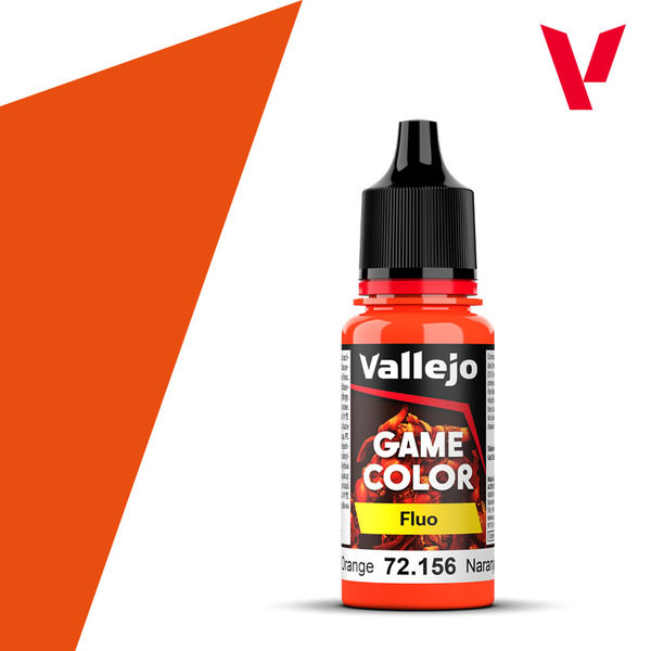 Vallejo Game Color 18ml - Fluo - Fluorescent Orange