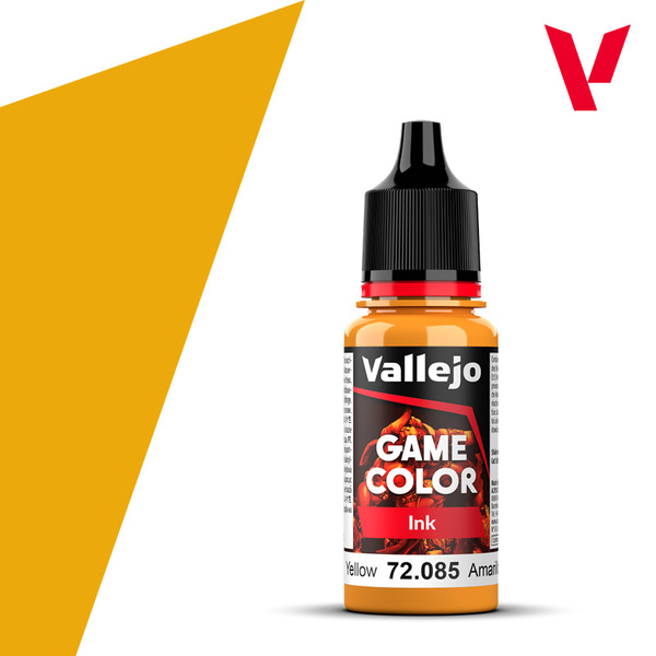 Vallejo Game Color 18ml - Game Ink - Yellow