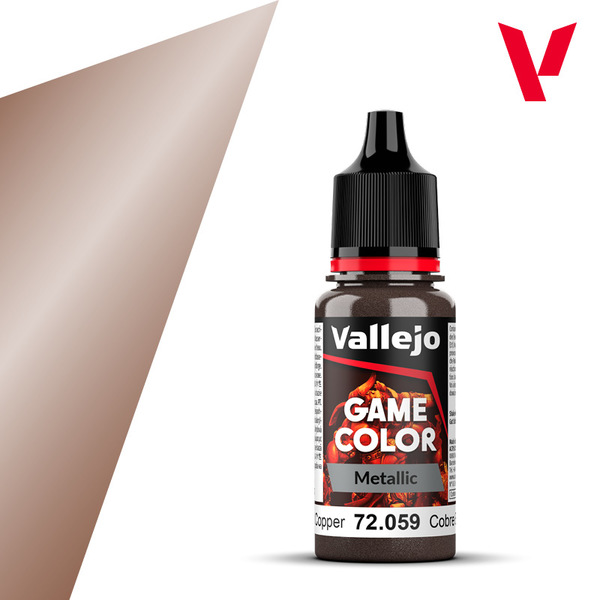 Vallejo Game Color Metallic 18ml - Hammered Copper