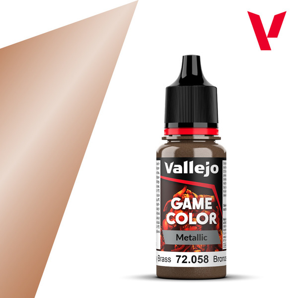 Vallejo Game Color Metallic 18ml - Brassy Bronze