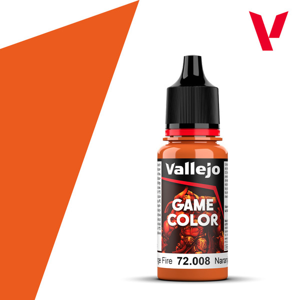 Vallejo Game Color 18ml - Orange Fire