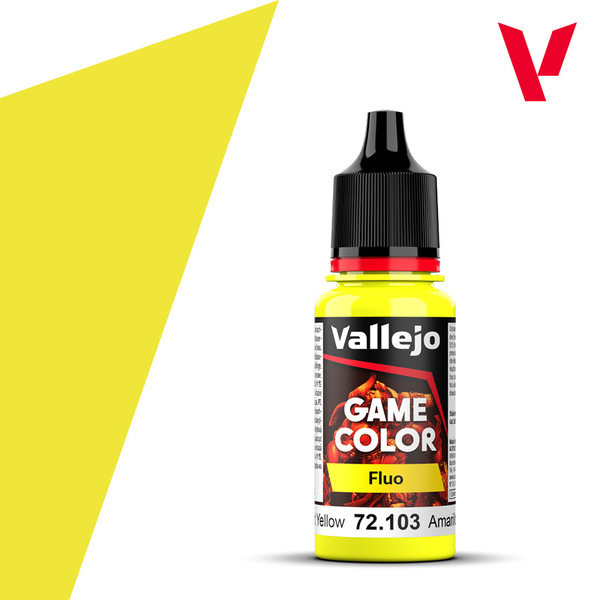 Vallejo Game Color 18ml - Fluo Yellow