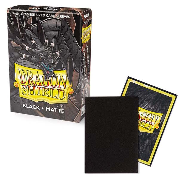 UNIT Dragon Shield Matte Japanese size - Black (60 ct. In box)