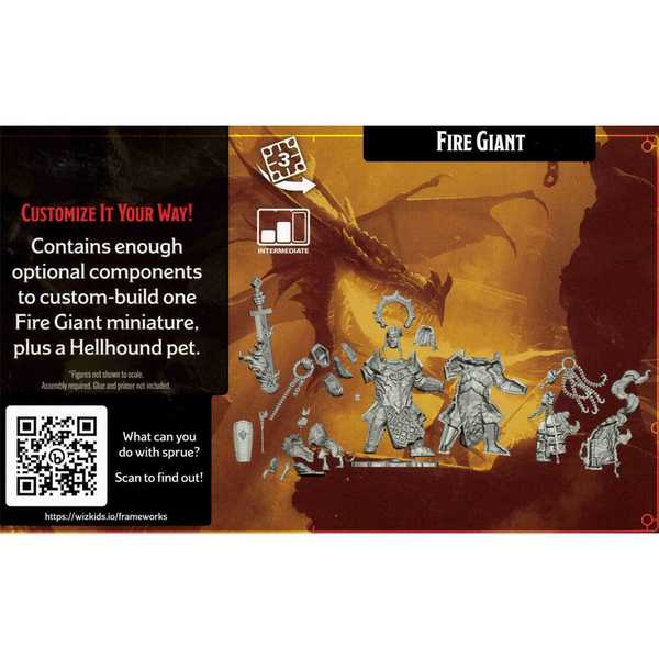 Dungeons and Dragons Frameworks - Fire Giant