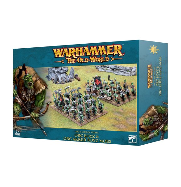 The Old World: Orc & Goblin Tribes - Orc Boyz and Orc Arrer Boys Mobs