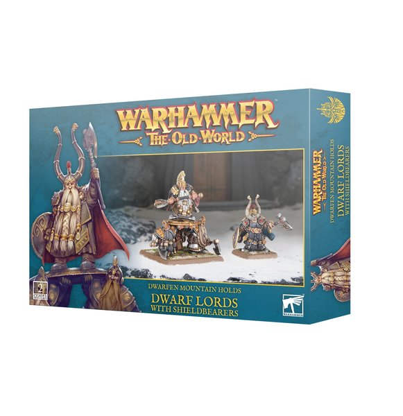 The Old World: Dwarfen Mountain Holds - Dwarf lords with Shieldbearers