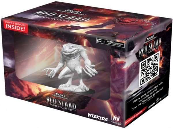 Nolzur's Marvelous Miniatures - Red Slaad Paint Night Kit