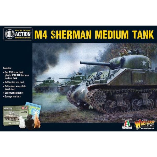 Plastic M4 Sherman Medium Tank
