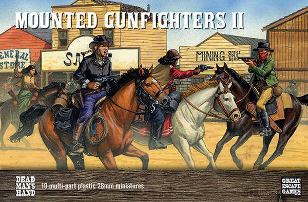 Dead Man's Hand: Redux - Mounted Gunfighters II (Plastic)