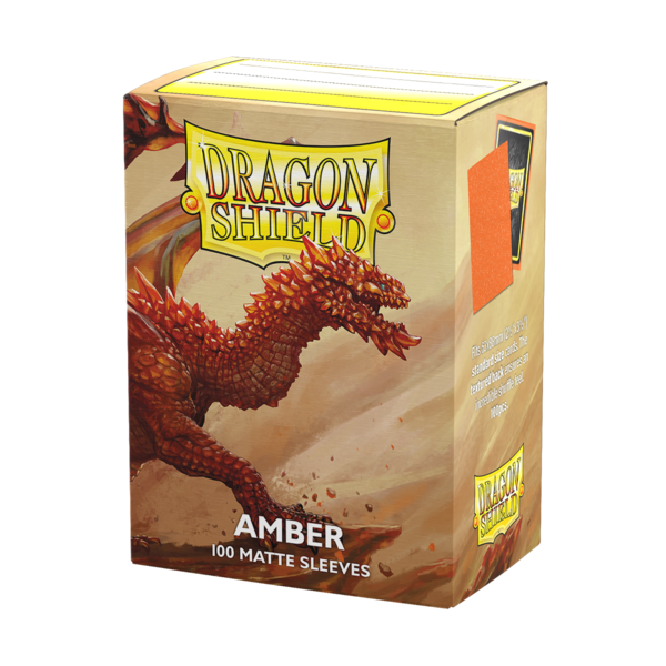 Dragon Shield Standard Matte Amber (100)