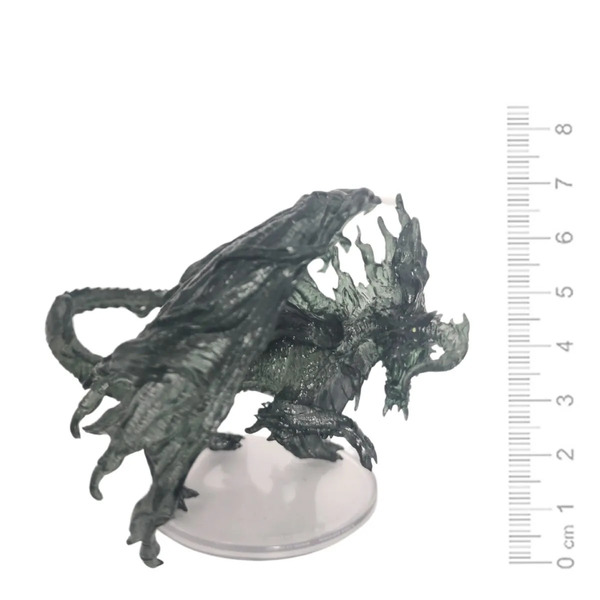 D&D Pre-Painted Icons of the Realm: Young Black Shadow Dragon
