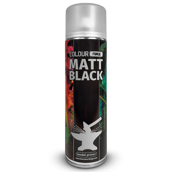 Colour Forge Spray Matt Black (500ml)